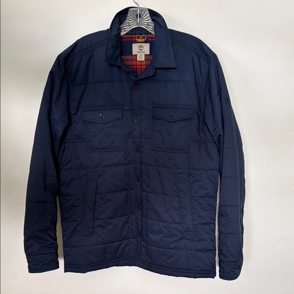 Timberland Men's Dark Blue Shirt Jacket